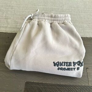 White Fox Project 5 Gray/ crème  Sweatpants